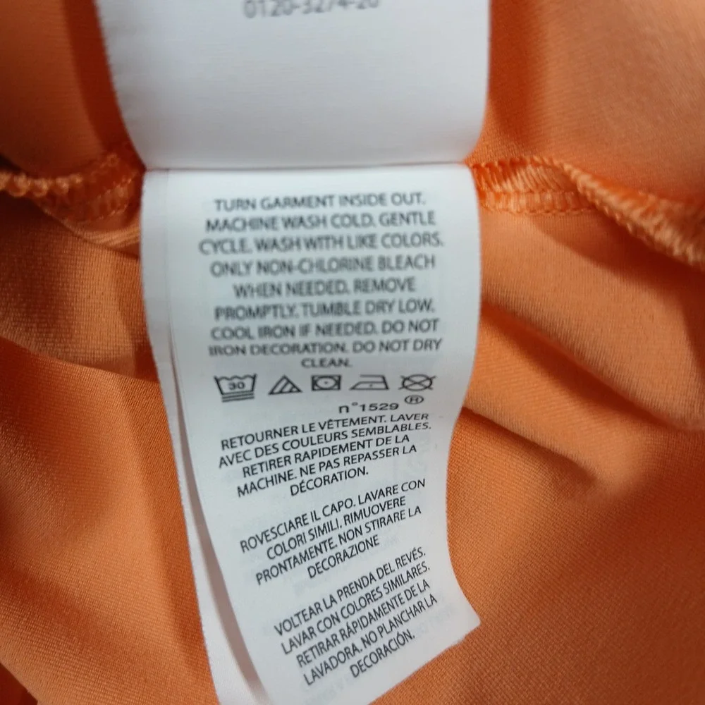 RLX Ralph Lauren Golf Polo Shirt Men's XL Orange Performance Short Sleeve‎